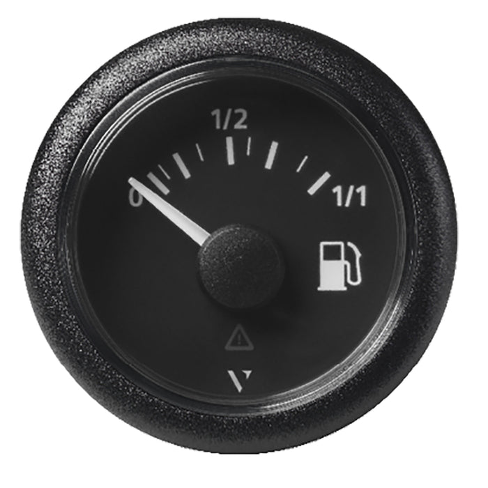 Veratron 52MM 2116 ViewLine Fuel Level Gauge 011  3 to 180 OHM  Black Dial  Round Bezel A2C59514082