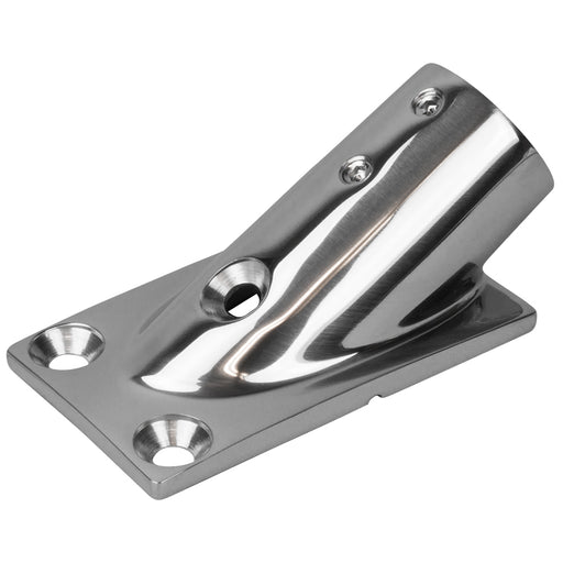SeaDog Rail Base Fitting Rectangular Base 30 316 Stainless Steel 178 x 3316  1 OD 2813001