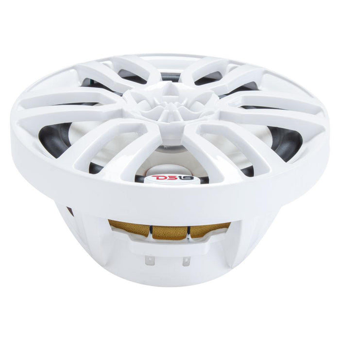 DS18 HYDRO 65 2Way Marine Speakers wRGB LED Lights 300W  White NXL6