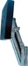 Panther Outboard Motor Bracket  Stainless Steel  Max 10HP 550010