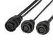 Humminbird 14 M SILR Y  SOLIXAPEX Side Imaging LeftRight Splitter Cable 7201121