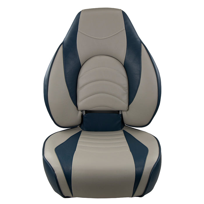 Springfield Fish Pro High Back Folding Seat  BlueGrey 10416311
