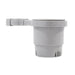 Camco ClampOn Rail Mounted Cup Holder  Large for Up to 2 Rail  Grey 53092