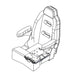 TACO Low Profile Adjustable Seat Slide M201013A