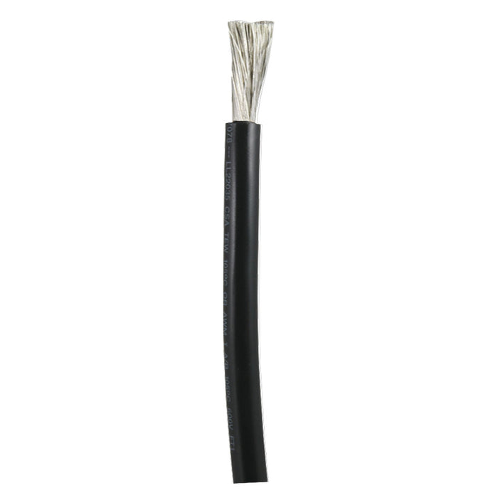Ancor Tinned Copper Battery Cable 30 AWG 81mm  Black  Sold By The Foot 1180FT