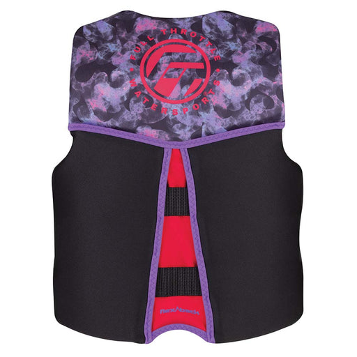 Full Throttle Youth RapidDry FlexBack Life Jacket  PinkBlack 14250010500222