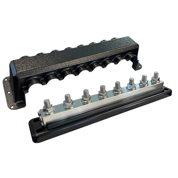 Victron Busbar 600A 8P  Cover 8X 38 Plus 8X M8 Terminals VBB160080010