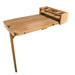 Whitecap Cockpit Table wFolding Leaves  4 Cupholders  Teak 61392C