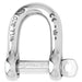 Wichard SelfLocking D Shackle  Diameter 6mm  14 1203W