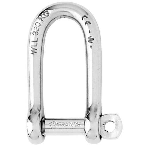 Wichard SelfLocking Long D Shackle  Diameter 8mm  516 1214W