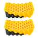 Camco Curved Leveler  Wheel Chock 2Pack 44425