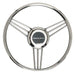 Uflex V27 138 Steering Wheel  Stainless Steel Grip  Spokes V27