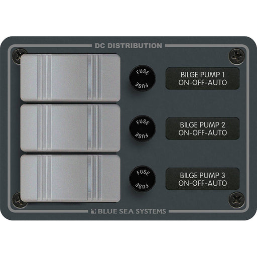 Blue Sea 8665 Contura 3 Bilge Pump Control Panel  8665