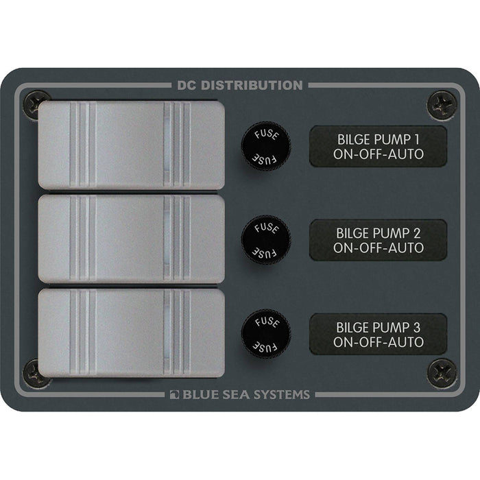 Blue Sea 8665 Contura 3 Bilge Pump Control Panel  8665