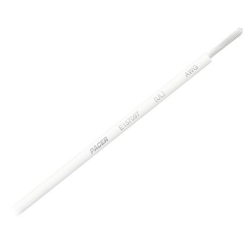 Pacer White 8 AWG Primary Wire  25  WUL8WH25