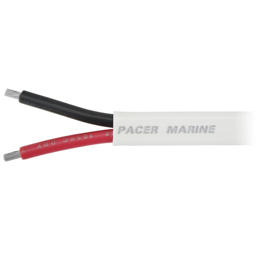 Pacer 102 AWG Duplex Cable  Flat Cable  RedBlack  Sold By The Foot W102DCFT