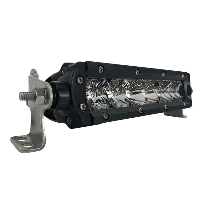 Black Oak Pro Series 30 Single Row 6 LED Light Bar  Combo Optics  Black Housing 6CS5OS