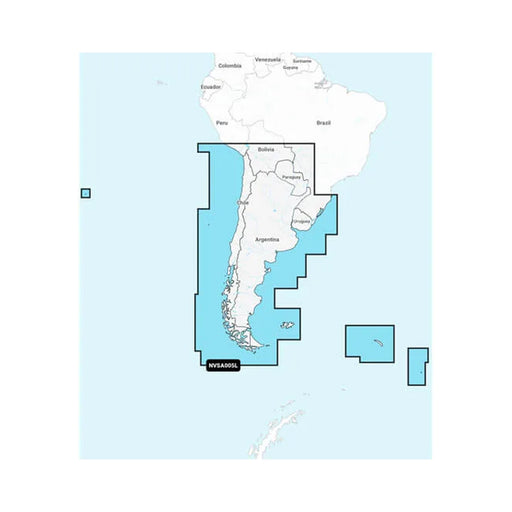 Garmin Navionics Vision NVSA005L  Chile Argentina  Easter Island  Marine Charts 010C128600