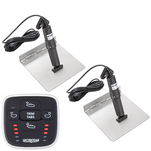Lectrotab XKA Stainless Steel Trim Tab Kit wMLC1 Control  9 x 24 XKASML9X24