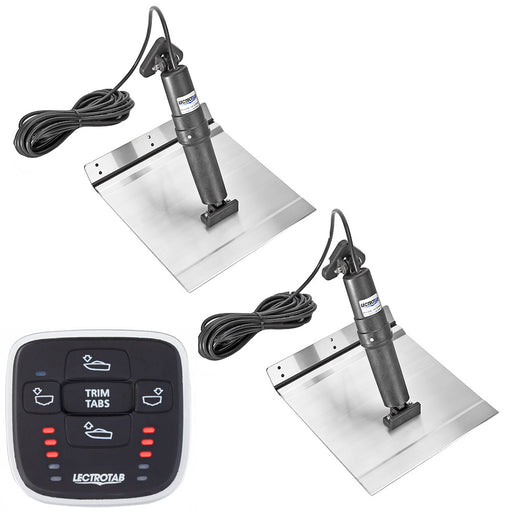Lectrotab XKA Aluminum Alloy Trim Tab Kit wMLC1 Control  12 x 24  XKASML12X24A