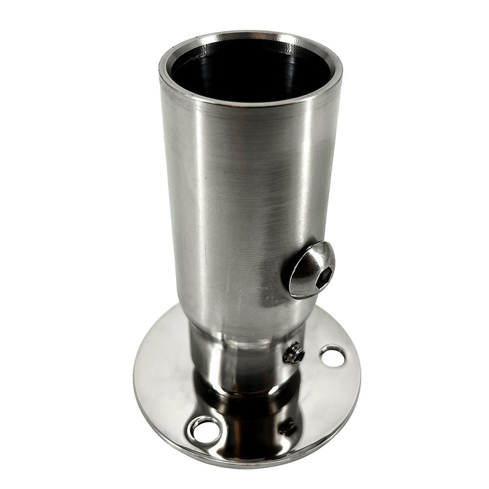 Seaview Starlink Stainless Steel 114 Threaded Adapter  Stainless Steel Fixed Base SV114STLKFB