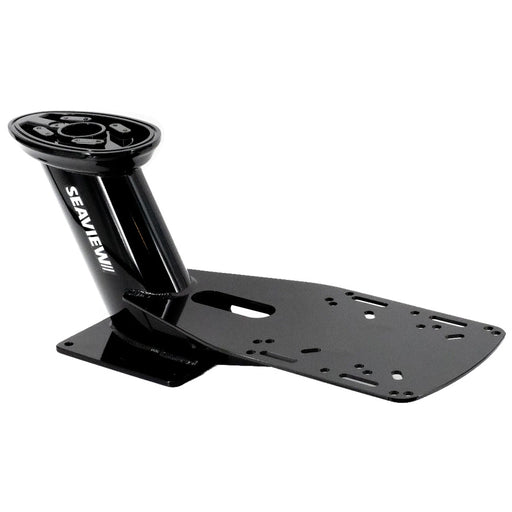 Seaview 1325 PreDrilled Dual Mount fMost Closed Dome Radars  Black  Top Plate Required PMADM1M2BLK