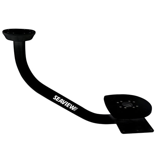 Seaview 28 PreDrilled Dual Mount fOpen Array Radars Up to 45  Black  Top Plate Required PMADM3M1BLK