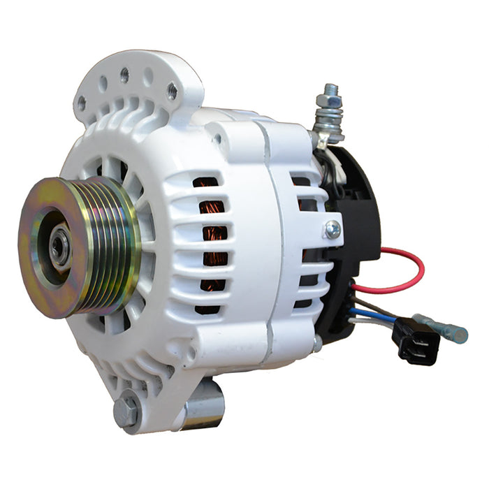 Balmar Alternator 100 AMP 12V 12 Single Foot Spindle Mount K6 Pulley wIsolated Ground 621100K6