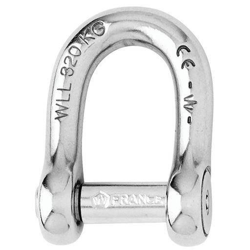 Wichard SelfLocking Allen Head Pin D Shackle  10mm Diameter  1332 1305W