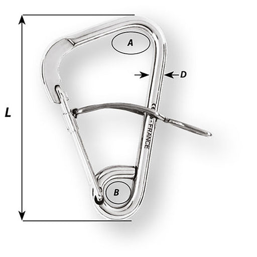 Wichard Automatic Mooring Hook  170mm Length  61116 2329W