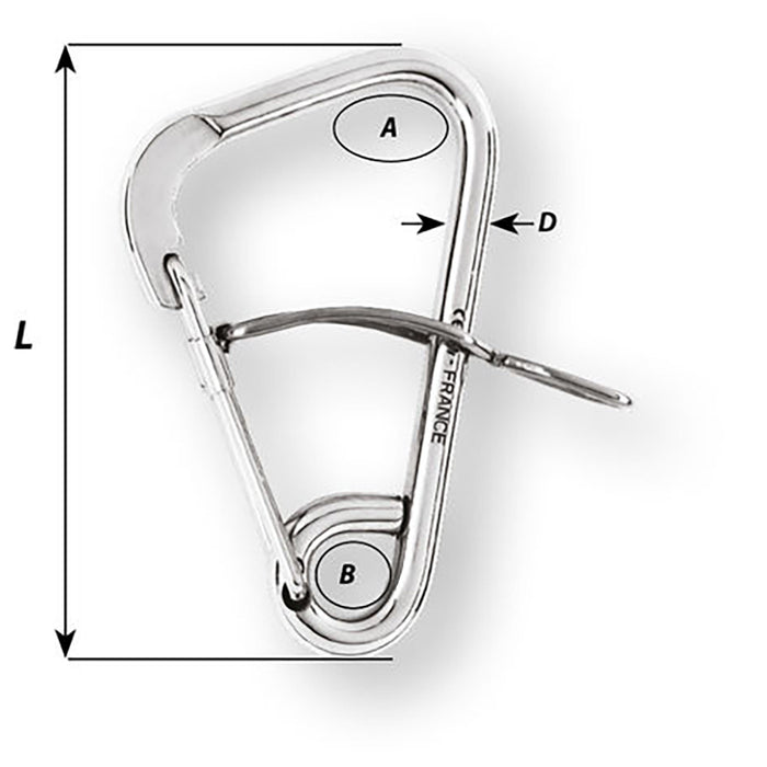 Wichard Automatic Mooring Hook  170mm Length  61116 2329W