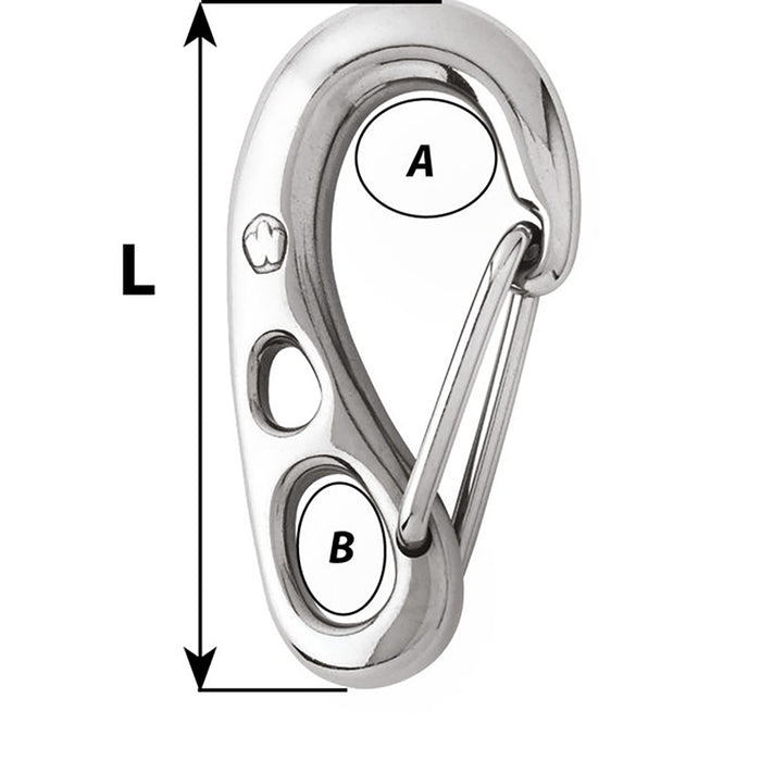 Wichard HR Safety Snap Hook  100mm Length  31516 2382W