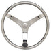 Uflex  V46  135 Stainless Steel Steering Wheel wSpeed Knob V46