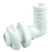 Attwood White Plastic 90 Degree ThruHull Connector  34 Inner Diameter 38773