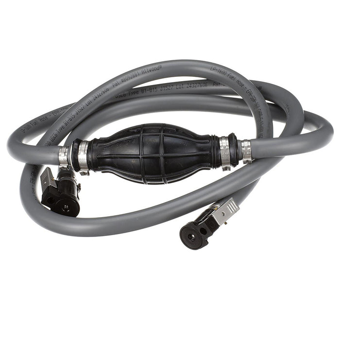 Attwood JohnsonEvinrude Fuel Line Kit  38 Diameter x 6 Length No Tank Fitting 93806ELP7