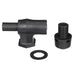 Attwood 90 PTrap Fuel Tank Vent  Black wBlack Vent Head 16703