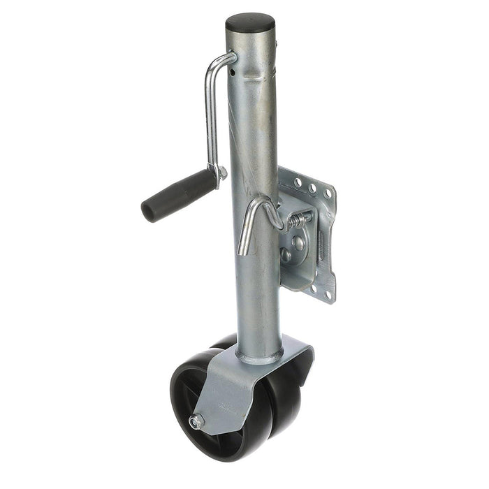Attwood FoldUp Trailer Jack  1500 lb Capacity  Dual Wheel 111264