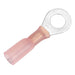 Pacer 2218 AWG Heat Shrink Ring Terminal  14 Stud Size  25 Pack TE1814R25