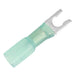 Pacer 1614 AWG Heat Shrink Spade Terminal  10 Stud Size  25 Pack TE1410SLF25