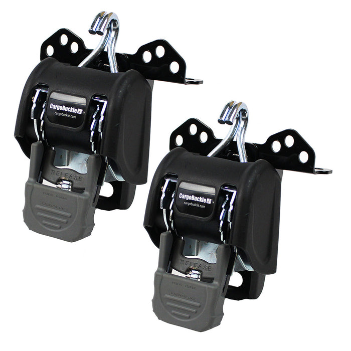 CargoBuckle Universal Ladder Rack TieDown System  2 Retractable TieDown  1 Pair F153180