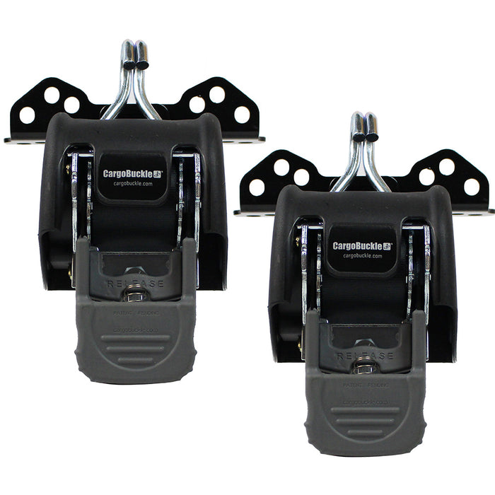 CargoBuckle Universal Ladder Rack TieDown System  2 Retractable TieDown  1 Pair F153180