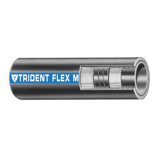 Trident Marine 1 Flex Marine Wet Exhaust  Water Hose  Black  Sold by the Foot 1001006FT