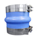 Trident Marine 8 ID Blue Silicone Molded Wet Exhaust Hump w4 TBolt Clamp 270V8000SS