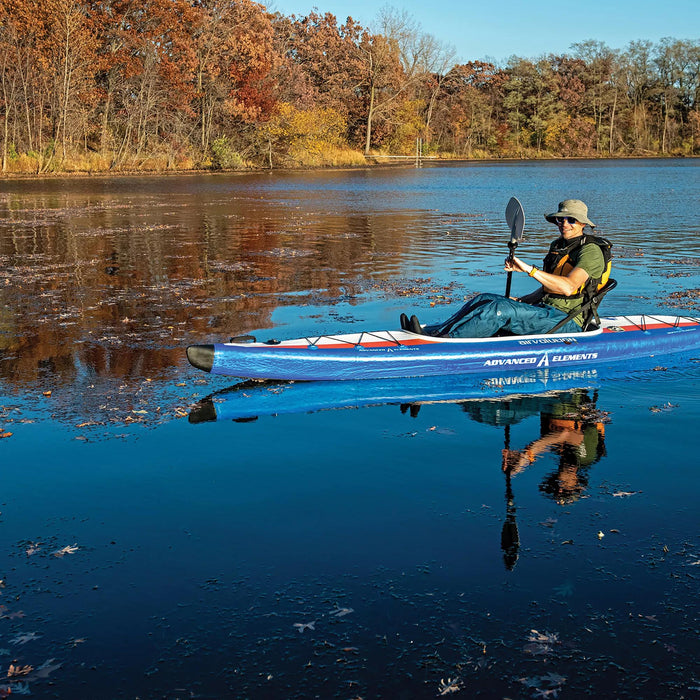 Advanced Elements AirVolution™ Pro Recreational Kayak WITH Pump, Orange/White