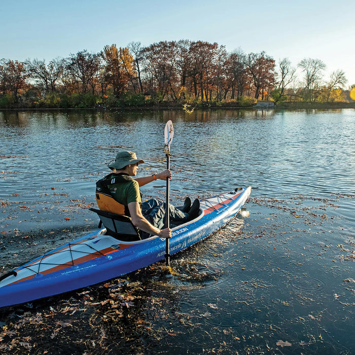 Advanced Elements AirVolution™ Pro Recreational Kayak WITH Pump, Orange/White