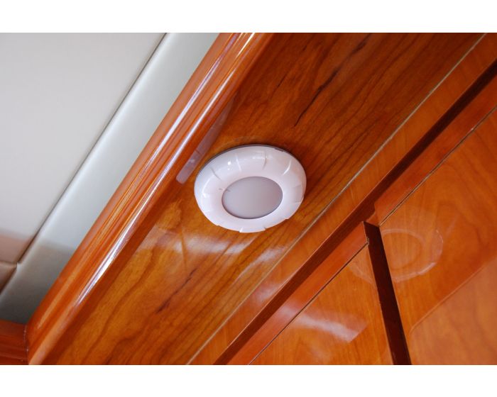 Lumitec Aurora LED Dome Light - White Finish - White/Red Dimming [101076]