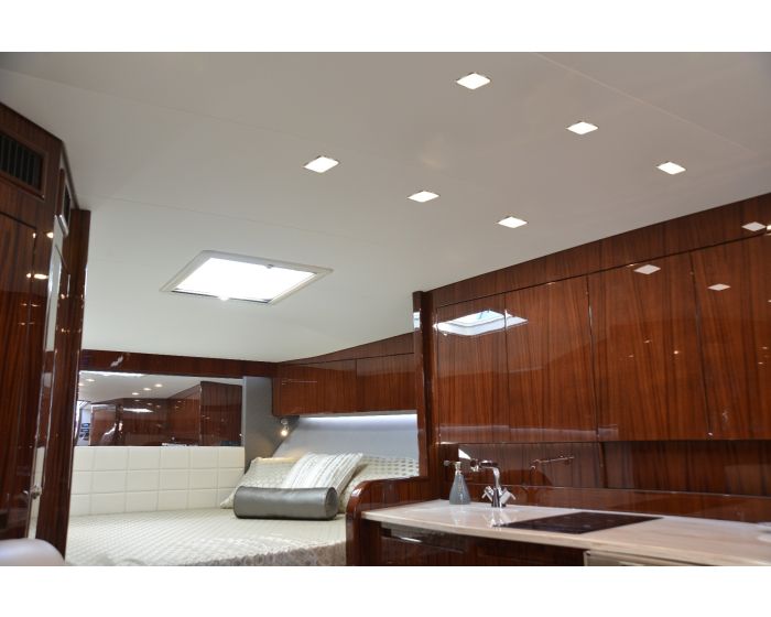 Lumitec Square Mirage Down Light - Spectrum RGBW Dimming - Polished Bezel [116117]