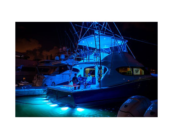 Lumitec SeaBlaze Typhoon Underwater Bronze Thru-Hull LED Light - White/Blue [101448]